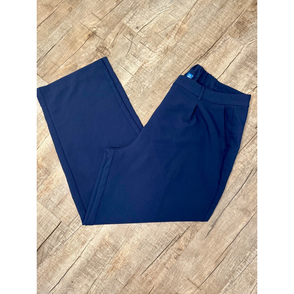 Old Navy Taylor Wide Leg Trouser Extra High-Rise Navy Blue XXL Tall Pants